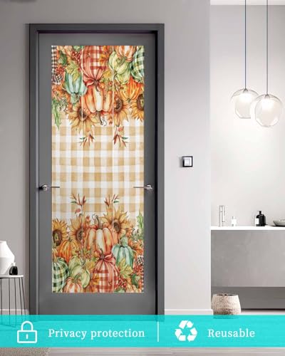 Película para ventana naranja decorativa 17.7"x39.3" miniatura 5