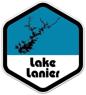 Squiddy Lake Lanier Georgia - Vinyl Sticker Decal for Phone, Laptop, Water Bottle (3" Wide)