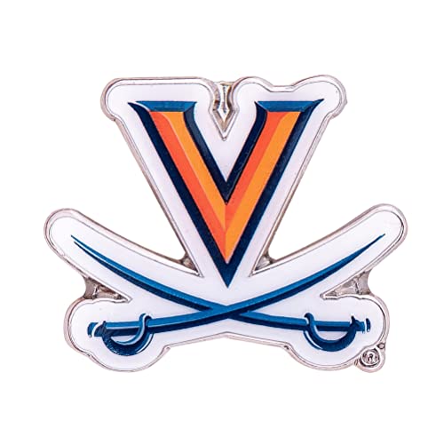 Image of Desert Cactus University of Virginia Lapel Pin UVA Cavaliers Made of Metal for Formal Wear, Bag and Hat Jewelry, and Tie Tack