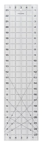 Fiskars 6x24 Inch Acrylic Ruler (187620-1001)