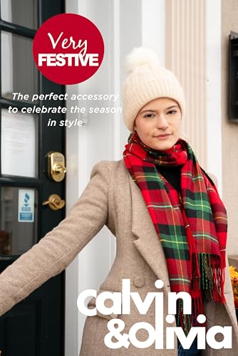 Image of CALVIN & OLIVIA Lightweight Ultra-Soft Scarf - Perfect Holiday Gift for Men & Women