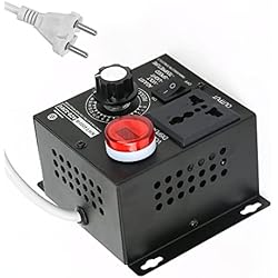 Regulador Potencia Ventilador SCR Regulador de voltaje eléctrico,CA 220 V 4000 W regulador de revoluciones del ventilador,regulador de intensidad de luz,control de temperatura del motor