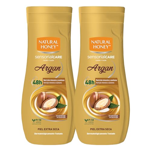 Natural Honey - Loción Corporal Argán - Pack de 2