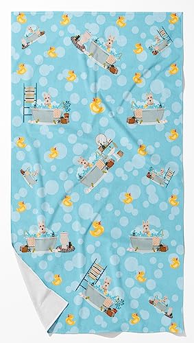 Caroline's Treasures WDK5674BTLG Wheaten Scottish Terrier Bath Towel Large
