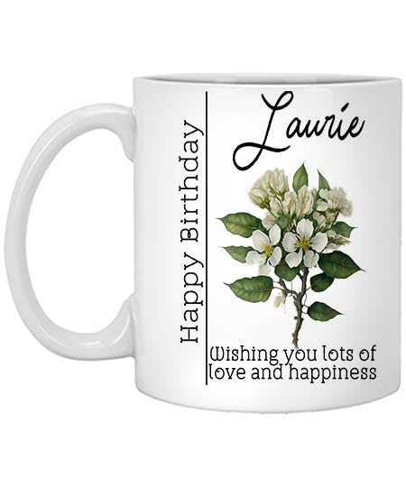 Taza cerámica personalizada 11 oz color blanco miniatura 1
