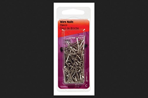 Hillman 17 Ga. x 1 pulg. L Clavos de acero inoxidable en paquete de 1, 2 oz miniatura 1
