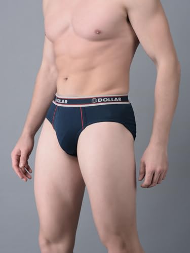 Image of Dollar Bigboss Men's Solid Cotton Brief (Colour May Vary)