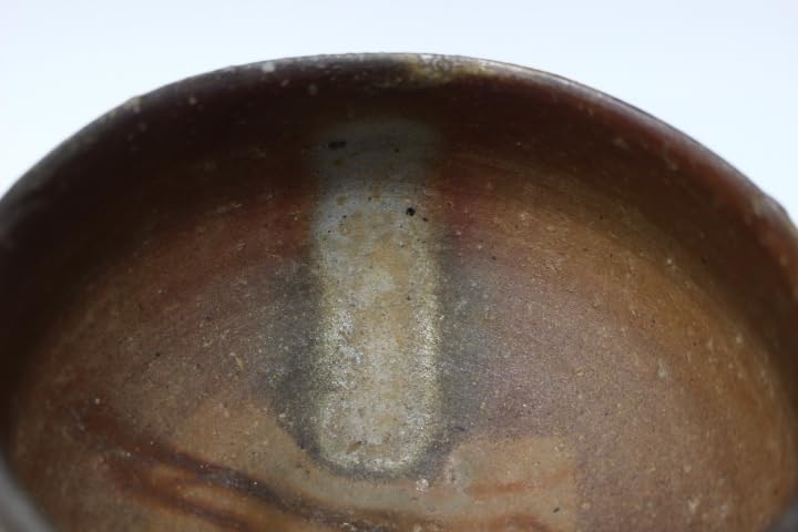 Amazon | 技工 備前焼 県無形文化財 名工 各見政峯 作 備前 茶碗 緋襷