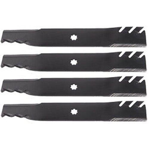(4 Pack) lowes Aftermarket Premium Sustitución Predator 17" X 2  12" 7 Lóbulo Lawn Mower Deck Blade  228461