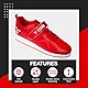 Nordcore Gewichtheberschuhe für Herren und Damen - Powerlifting, Weightlifting, Bodybuilding, Squat, Kreuzheben - Rot 37 EU