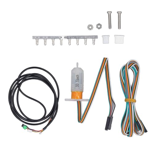 3D タッチ自動ベッドレベリングセンサー高精度インテリジェント補償軽量半透明ホワイト PC ケース Reprap MK8 I3 Ender 3 Pro Anet A8 Bluer 3D プリンタ用 (1.7mケーブル付き)