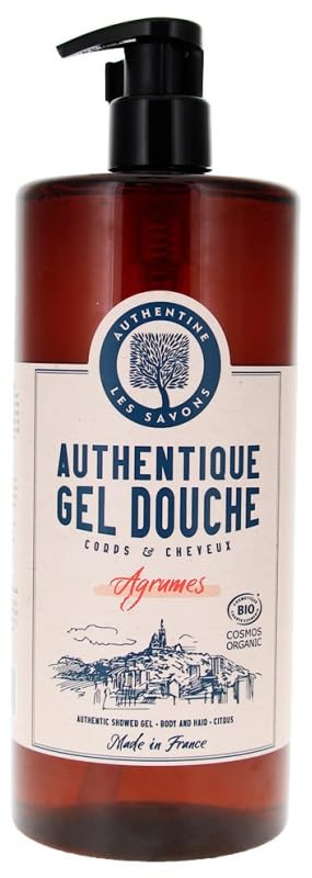 Authentique Organic Citrus Body and Hair Shower Gel 1 L