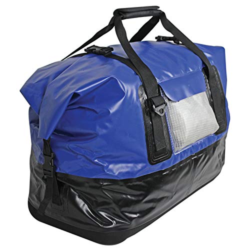 Extreme Max 3006.7342 Dry Tech Water-Resistant Roll-Top Duffel Bag - 70 Liter, Blue,Large