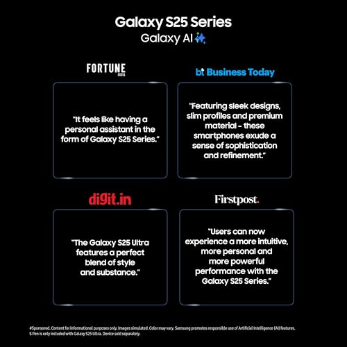 Image of Samsung Galaxy S25 Ultra 5G AI Smartphone (Titanium Gray, 12GB RAM, 256GB Storage), 200MP Camera, S Pen Included, Long Battery Life