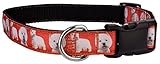 Country Brook Petz - Deluxe West Highland Terrier on Black Ribbon Dog Collar Limited Edition - Breed Pride Collection Featuring Unique Designs for Every Style (3/4 Inch, Small)