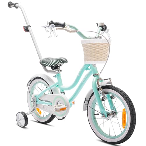 sun baby Mädchenfahrrad 14 Zoll Radgröße Heart Bike zur Auswahl, mit...