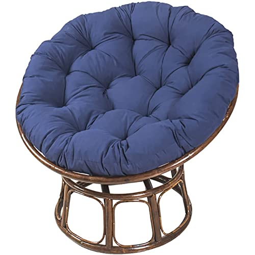 MHUQIA Cuscino per Sedia in Rattan in Vimini Appeso, Cuscino per Sedia A Dondolo Sospesa, Cuscini per Sedie da Esterno Impermeabili in Rattan di Vimini da Appendere A Forma di Uovo (H 40x40cm)