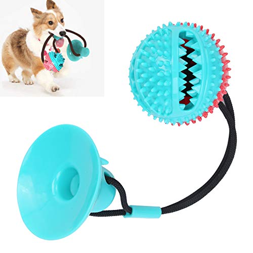 Pssopp Chien à mâcher Ventouse Balle Multifonction Chien Ventouse Interactive Balle Chien molaire Dents Nettoyage Balle Nourriture Distribution Balle mâcher Jouet(#1)