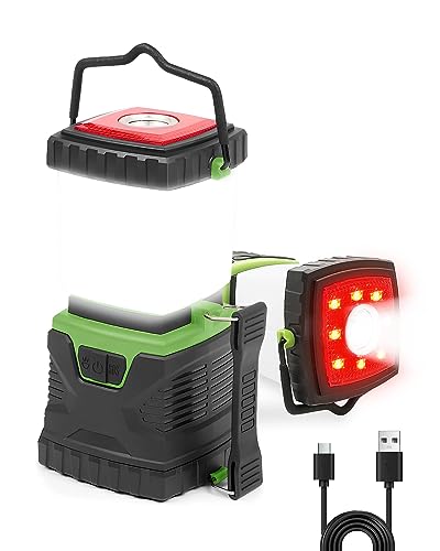 Maxesla 4 in 1 Rechargeable Camping Lantern with Hand Belt, 1600 Lumen LED Camping Lights, 15-20 Hours Long Battery Life, 8 Modes Dimmable Waterproof Tent Light for Camping, Emergency, Hiking, Fishing Maxesla 4 in 1 Rechargeable Camping Lantern with Hand Belt, 1600 Lumen LED Camping Lights, 15-20 Hours Long Battery Life, 8 Modes Dimmable Waterproof Tent Light for Camping, Emergency, Hiking, Fishing