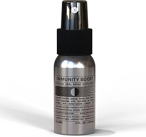 Orlo Immunity Boost - Multivitamin Spray - Vitamins Spray Supplement - Immune Support Spray | Spirulina, Vitamin B Complex, B12, Vitamin D3 - Energy & Brain Health (30-60 Servings) #TOP15