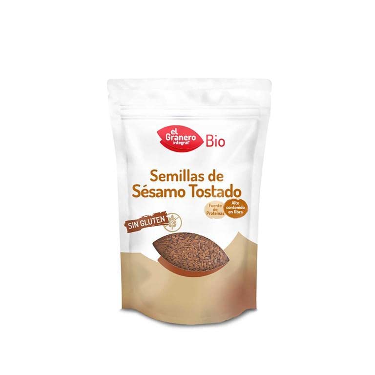 Semillas De Sésamo Tostado Bio El Granero Integral 200 G