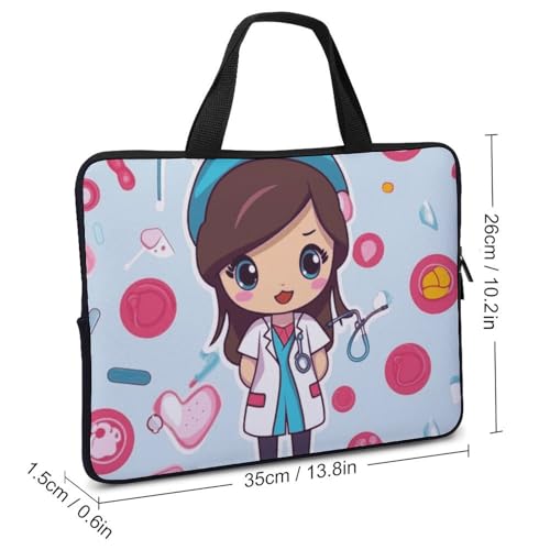 Housse ordinateur portable 13 pouces pochette tablette légère noire - 3