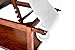 VivaComfort Wooden Medical Exam Table with Mahogany Finish, Medical Table for Medical Exam Room Furniture, Spa Beds and Tables
