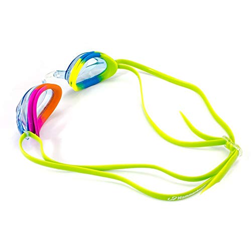 Hammerhead Olympic , Óculos de Natação, Unissex Adulto, Azul/Multicor-Verde, Único