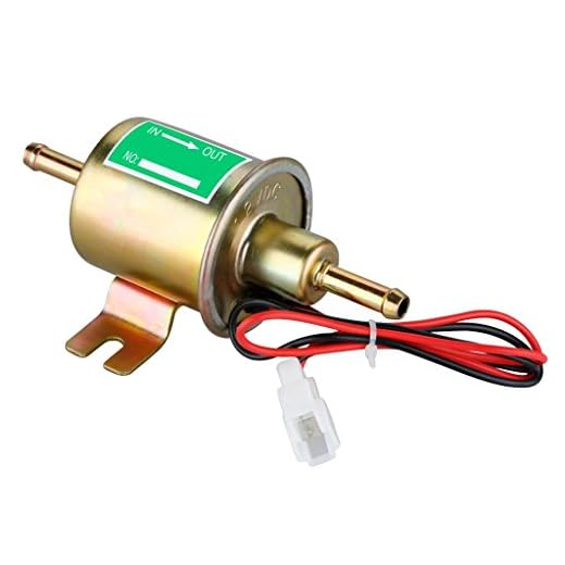 Genérico ZJ0074 Bomba EléCtrica de Combustible para Motor Coche, 12V