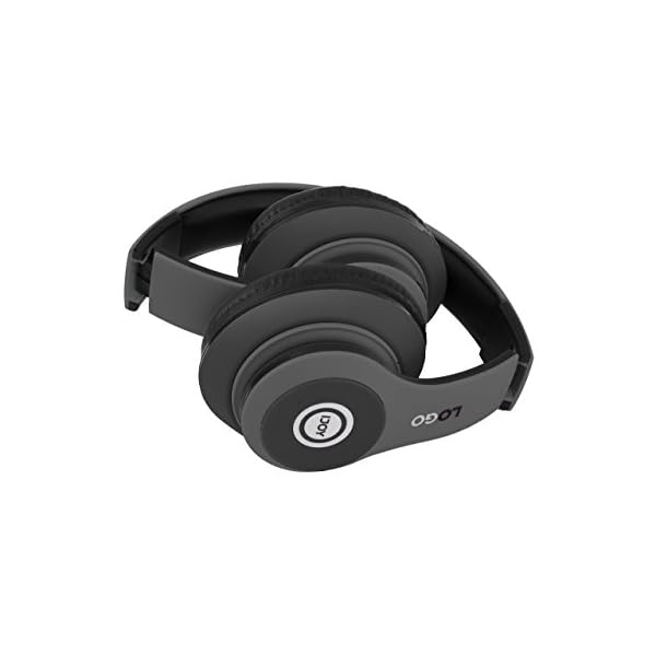 iJoy-Matte-Finish-Premium-Rechargeable-Wireless-Headphones-Bluetooth-Over-Ear-Headphones-Foldable-Headset-with-Mic-Stealth iJoy Bluetooth Headphones Over Ear, Wireless and Wired Foldable Headset Built-in Microphone, FM, Micro SD Card Slot - (Stealth) Adults Kids Men Women - Audifonos Auriculares Inalambricos