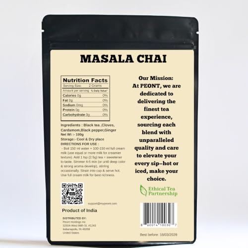Té negro especiado 100 g miniatura 2