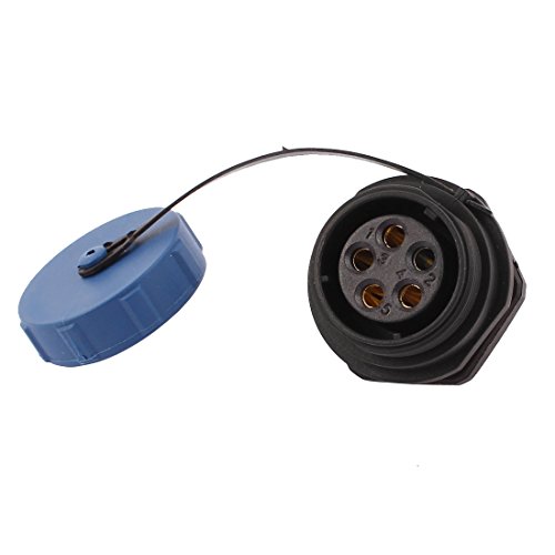 Conector aviation socket 5 polos AC 500V Aexit miniatura 1