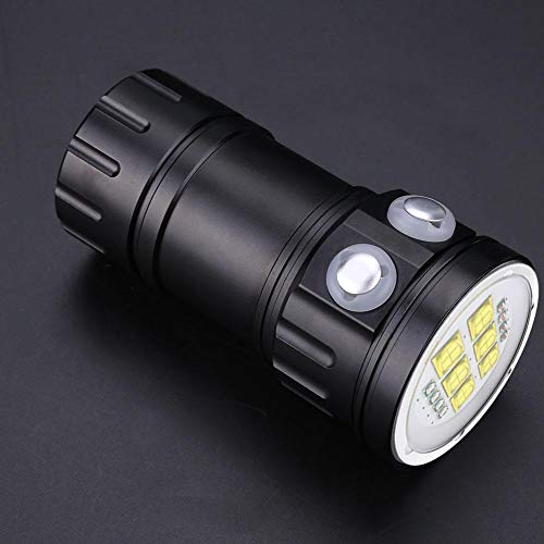 Eecoo Diving Flashlight, 28800 Lumen Ipx8 Waterproof Diving Torch Scuba Dive Lights 500M 7Modes 120 Degree Wide Beam Angle Underwater Led Flashlight For Outdoor Under Water Sports #TOP5