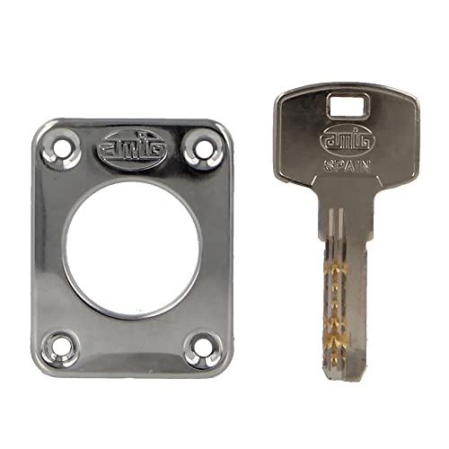 Amig, Overlap Lock with Locking Lever and Internal Crutch for Wooden Doors Mod. 85-85 x 65 mm - Image 4