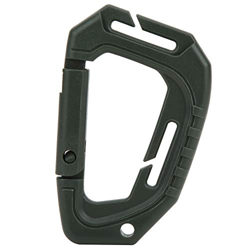 10ピース プラスチックカラビナ D型カラビナ 操作簡単 滑り止め 脱落防止 コンパクト 軽量 多用途 アウトドア装備