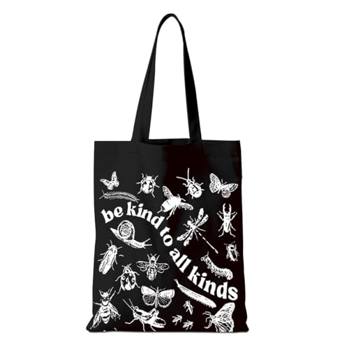 AOZHUO Butterfly Insect Nature Lovers Tote Bag Entomology Shopping Bags