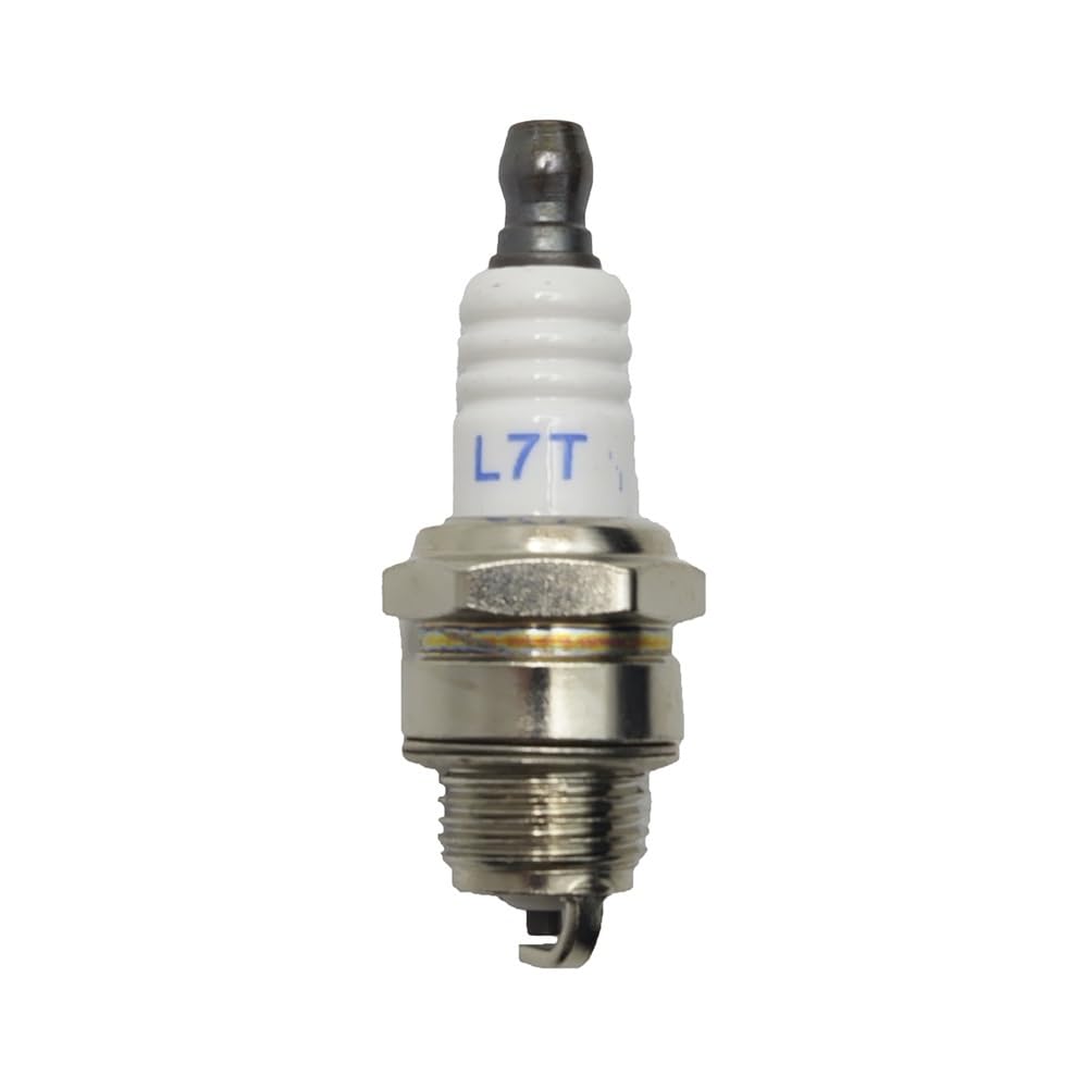 Bujía L7T Compatible con motosierras y desbrozadoras. Piezas de Repuesto for Herramientas jardín. 4 Unidades