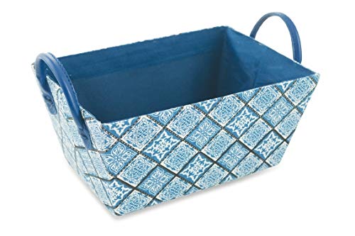 Galileo Casa 2423398u00a0Accumulateur Panier avec poignées rigides, bleu