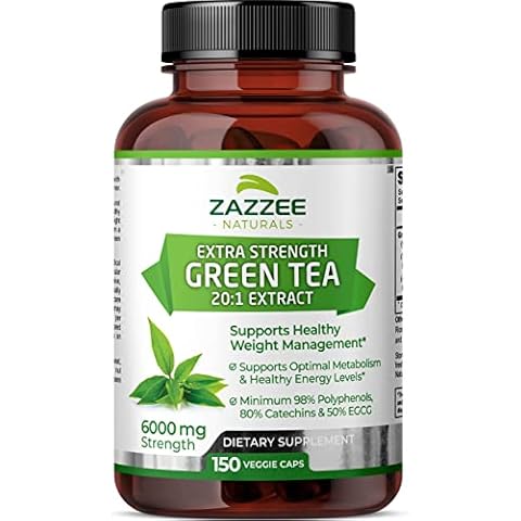 Zazzee Extra Strength Green Tea Extract Cover