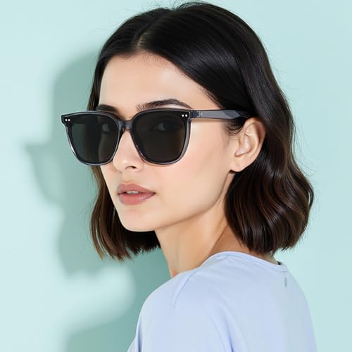 Image of VINCENT CHASE EYEWEAR 100% UV Protected | Branded and Stylish Sunglasses | Round Full Rim Square | Season Essentials | For Men & Women | Large | VCS000548