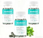 Desodorización Corporal, Desodorante de Cuerpo Completo, Control Integral del Olor para Mujeres y Hombres, Cápsulas de Neutralización Odorífica Prolongada, Fresco de la Cabeza a los pie (90 Unidades)