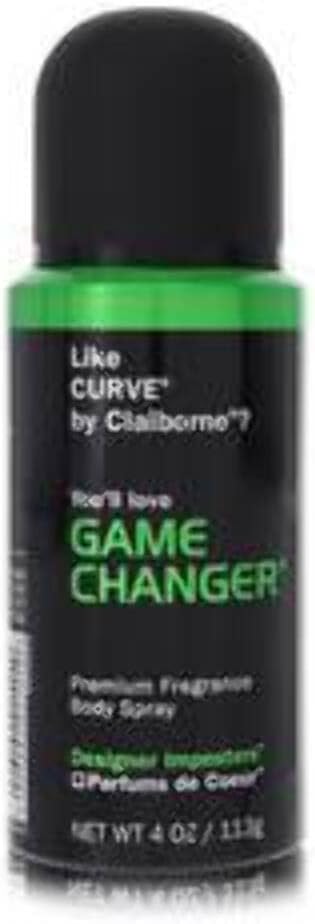 Game Changer Body Spray for Men, 4 Fluid Ounce.