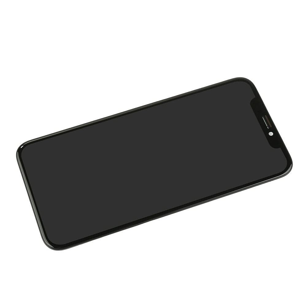 Zestaw wyświetlacza OLED kompatybilny z iPhone XS MAX czarny - zestaw zastępczy OLED z wodoodporną uszczelką, mapą magnetyczną i narzędziami