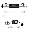 Geekpure 6 Watt UV Water Filter Upgrade for Reverse Osmosis RO Filtration System(0.5-1 GPM)