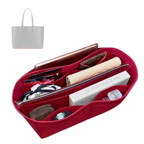 Purse Organizer Insert for Cabata Bags - 2mm Felt, Beige