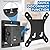 Mount-It! Small TV Wall Mount with Quick Release | Fits 13-32 Inch Screens | Low-Profile Slim Design | Tilting VESA Wall Mount 75x75 & 100x100 | RV & Office Compatible | 30lb Capacity
