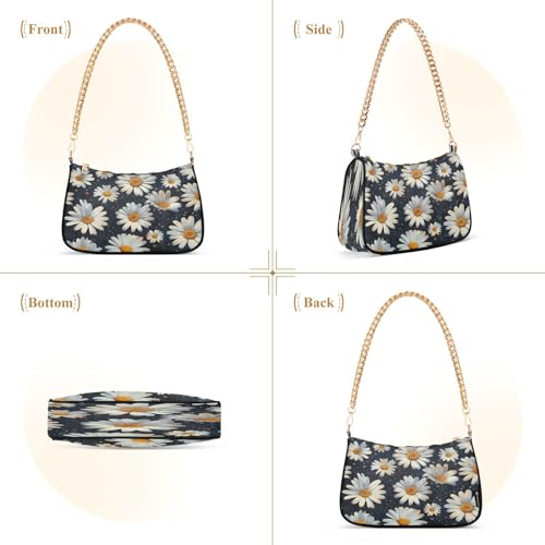 Bolsos bandolera para mujer, tipo hobo y tote, clutch pequeño con cierre de cremallera miniatura 3