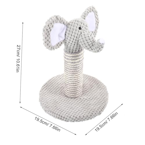 Kit 2 postes rascadores para gatos con cuerda sisal miniatura 2