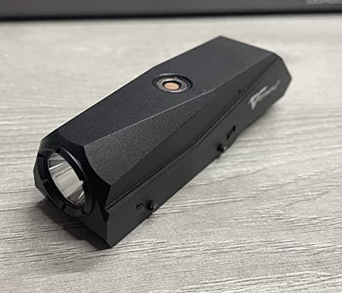 VOTATU PL50 Tactical Flashlight for Rifle - 1450 Lumens Weapon Light Compatible with Picatinny Rail, Magnetic USB Rechargeable, High/Low Modes