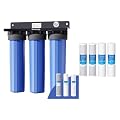 Waterdrop 3-Stage Whole House Water Filter System and Whole House Water Filter, with Carbon Filter&Sediment Filter, 7-Stage Filtration Highly Reduce Lead, Chlorine,Odor and Taste